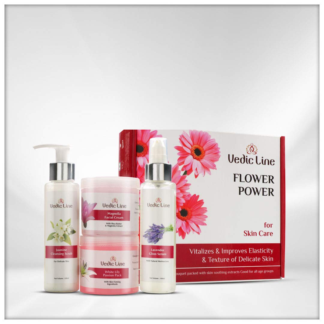 Vedic Line Flower Power Facial Kit - 400 ML