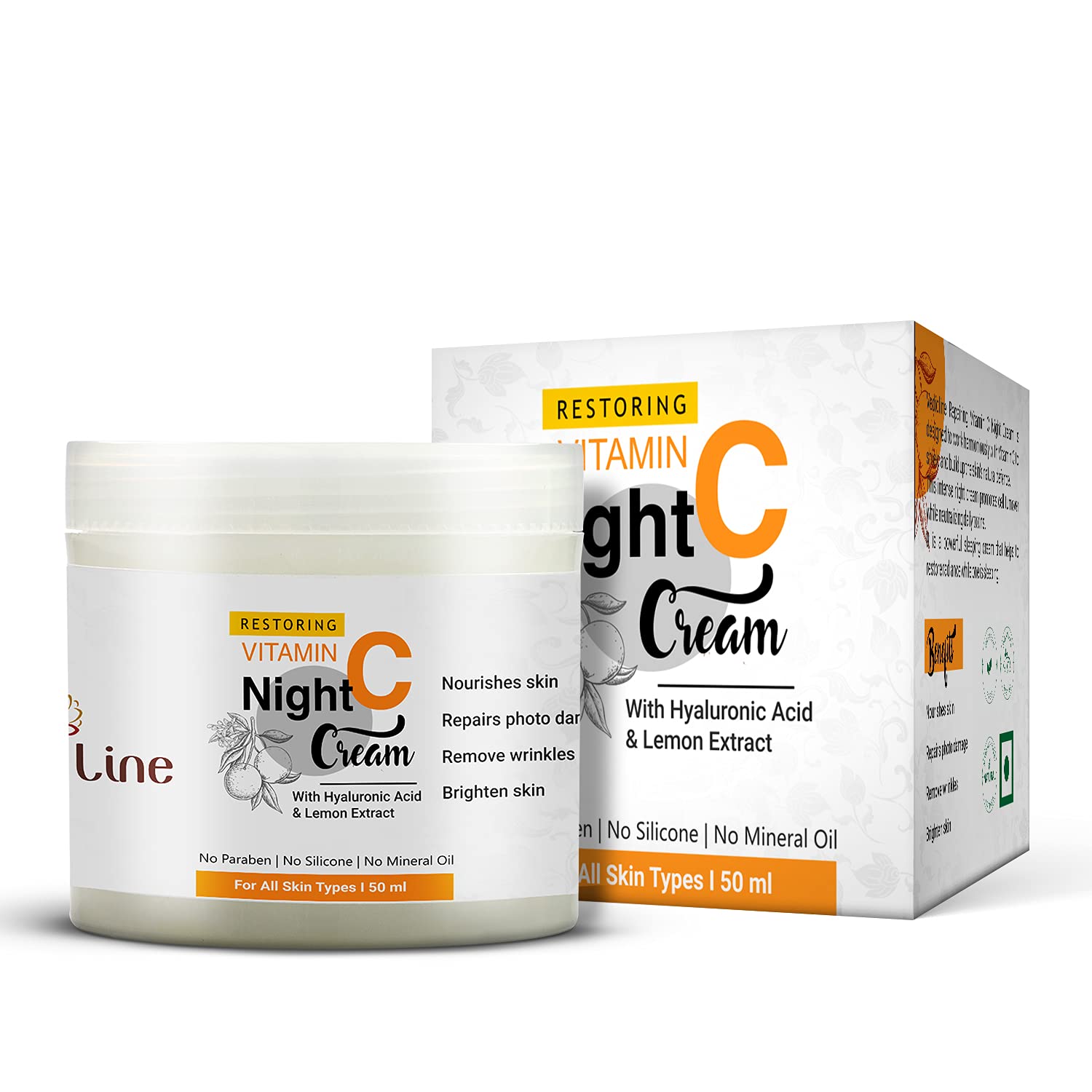 Vedic Line Vitamin C Night Cream - 50 ML