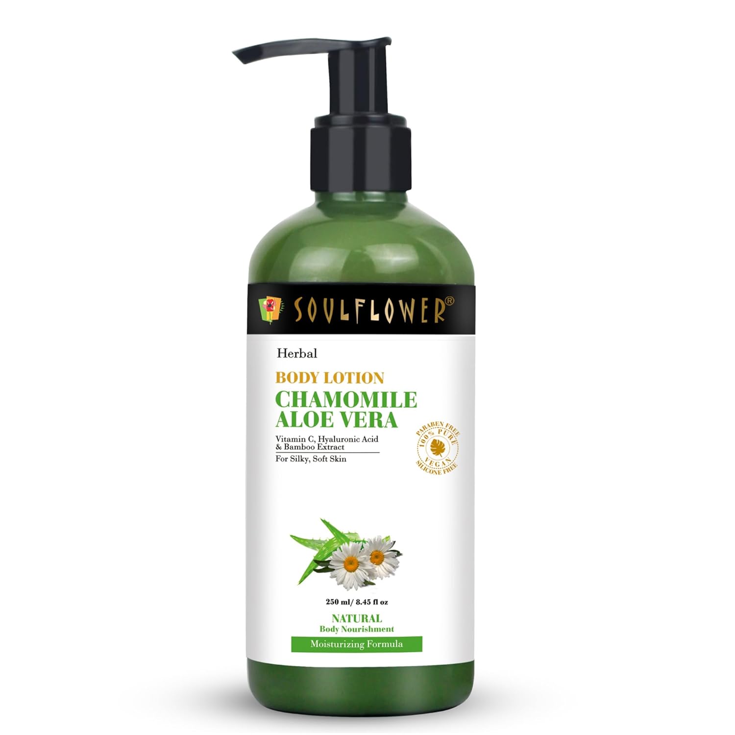 Soulflower Chamomile Aloe Vera Body Lotion - 250 ML