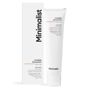 Minimalist Invisible Sunscreen SPF 40+ PA +++  - 50 GM