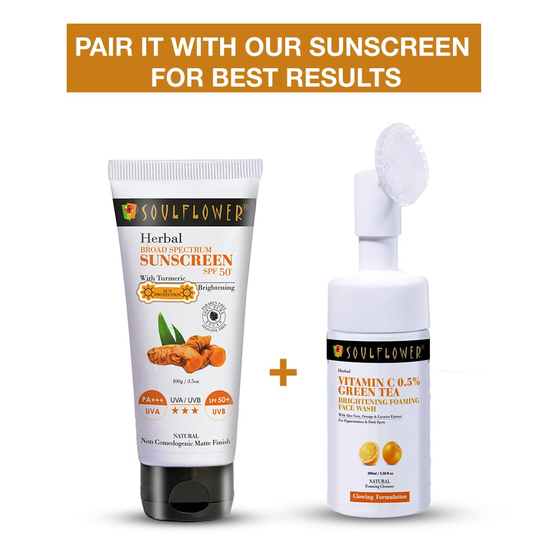 Soulflower Vitamin C Foaming Face Wash - 100 ML