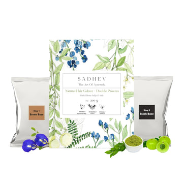 Sadhev Natural Hair Colour Double Process - 200 GM