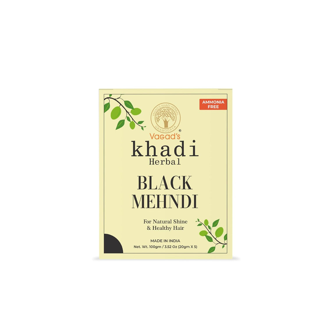 Khadi Herbal Black Mehndi - 100 GM
