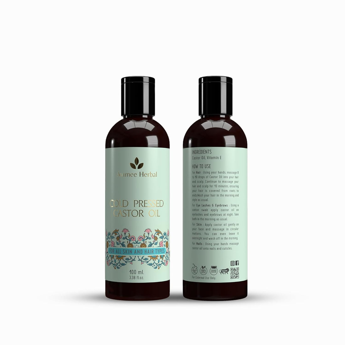 Avimee Herbal Cold Pressed Castor Oil