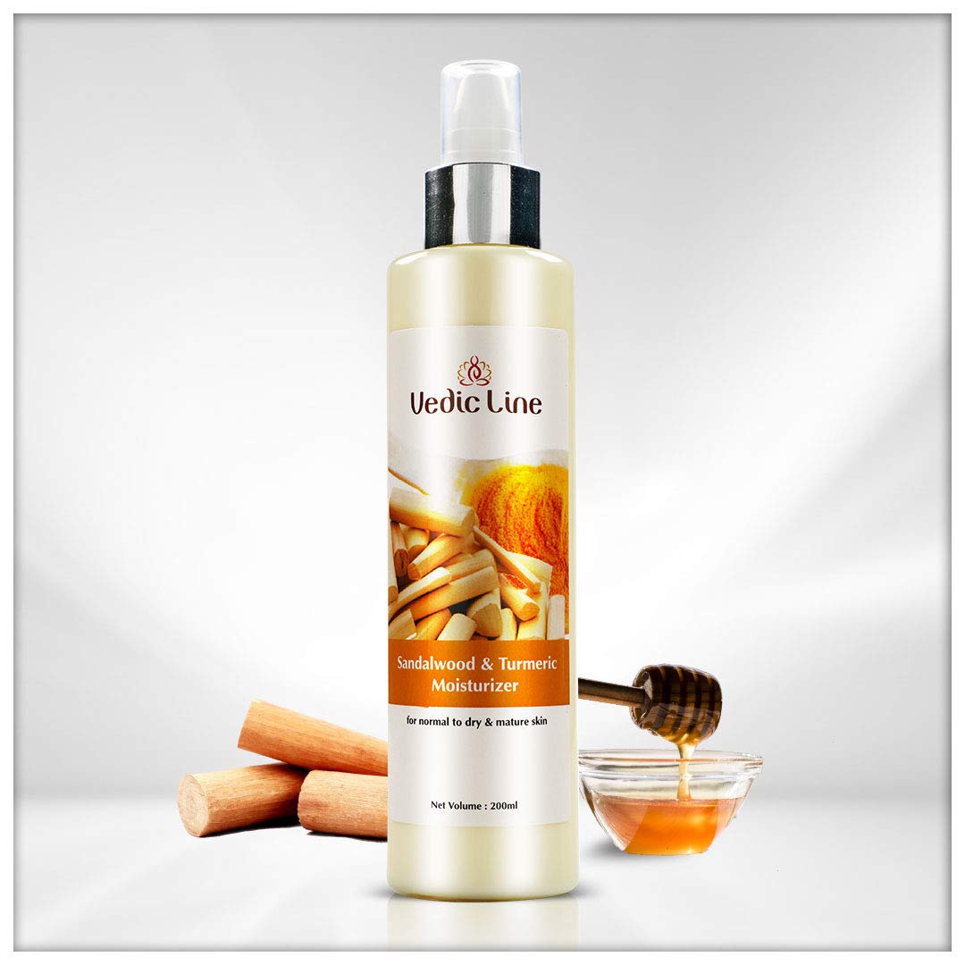 Vedic Line Sandalwood & Turmeric Moisturizer - 200 ML