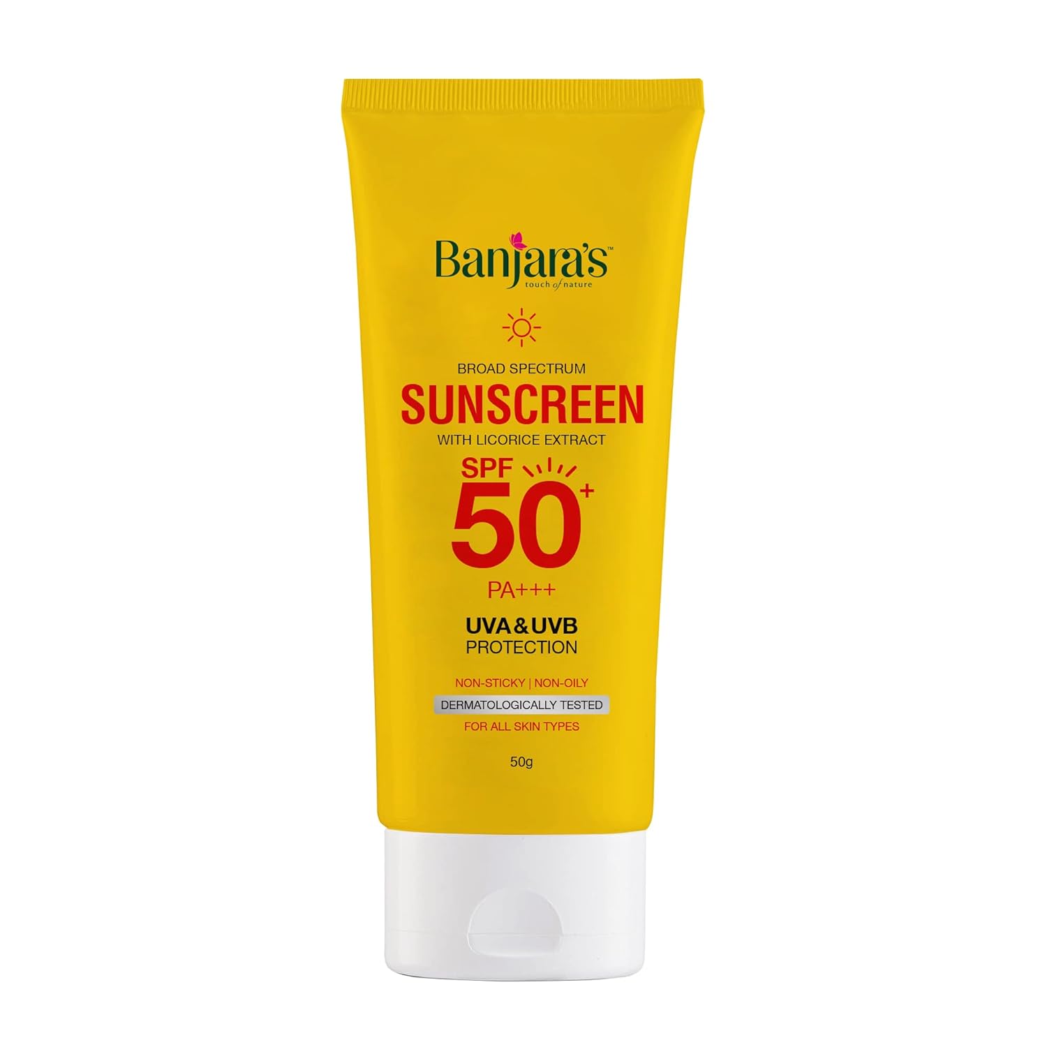 Banjaras Licorice Sunscreen SPF 50 - 50 GM