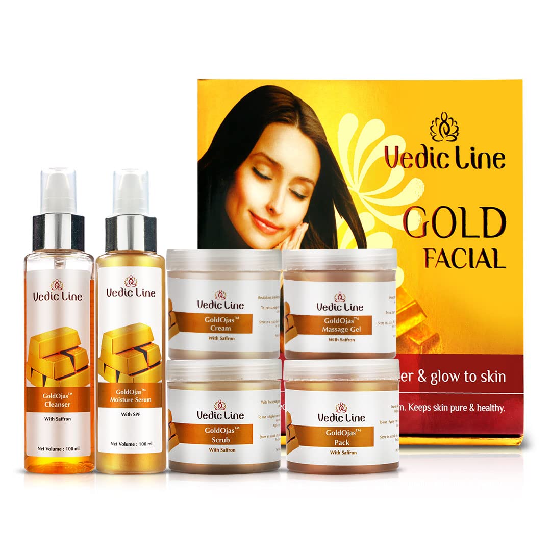Vedic Line Gold Ojas Facial Kit - 600 ML