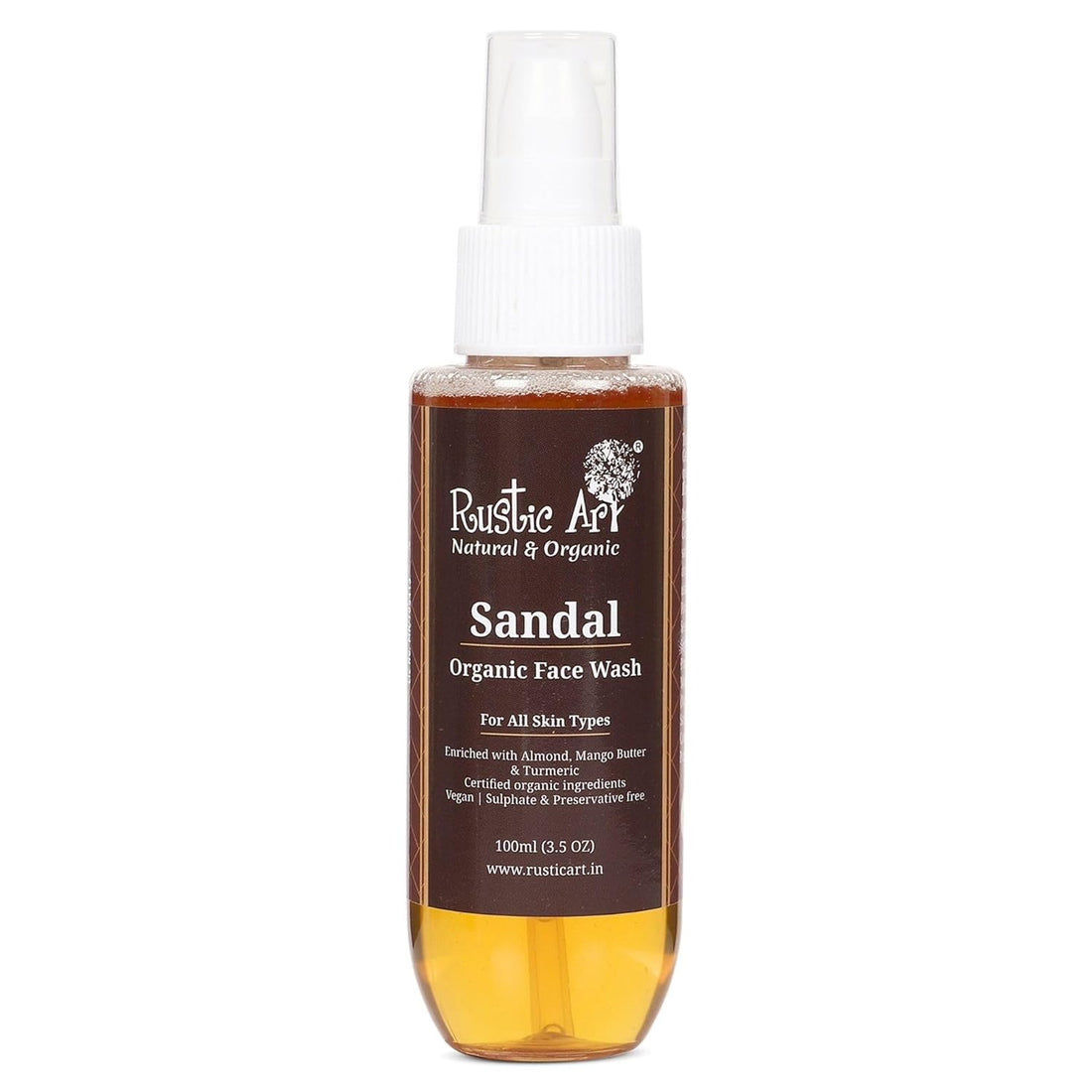 Rustic Art Sandal Face Wash - 100 ML