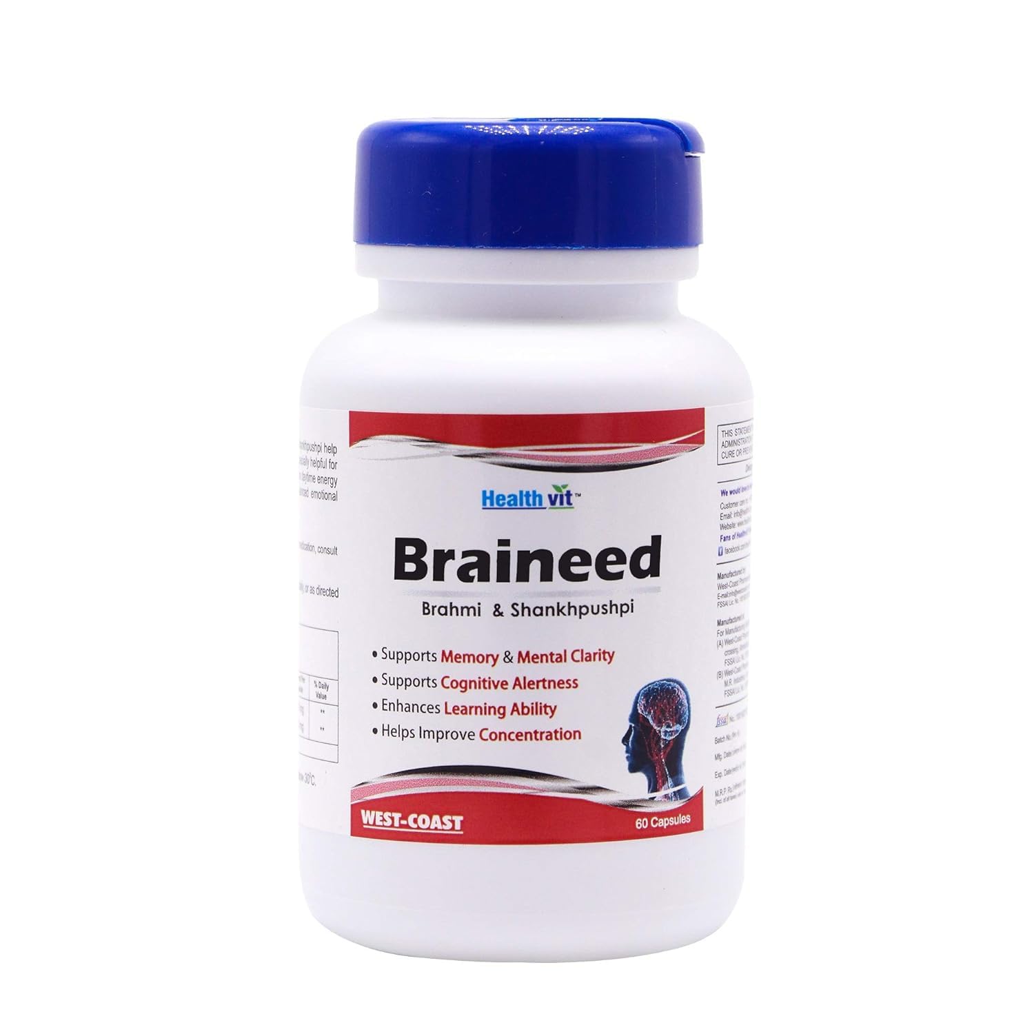 Healthvit Braineed Capsule - 60 Capsules