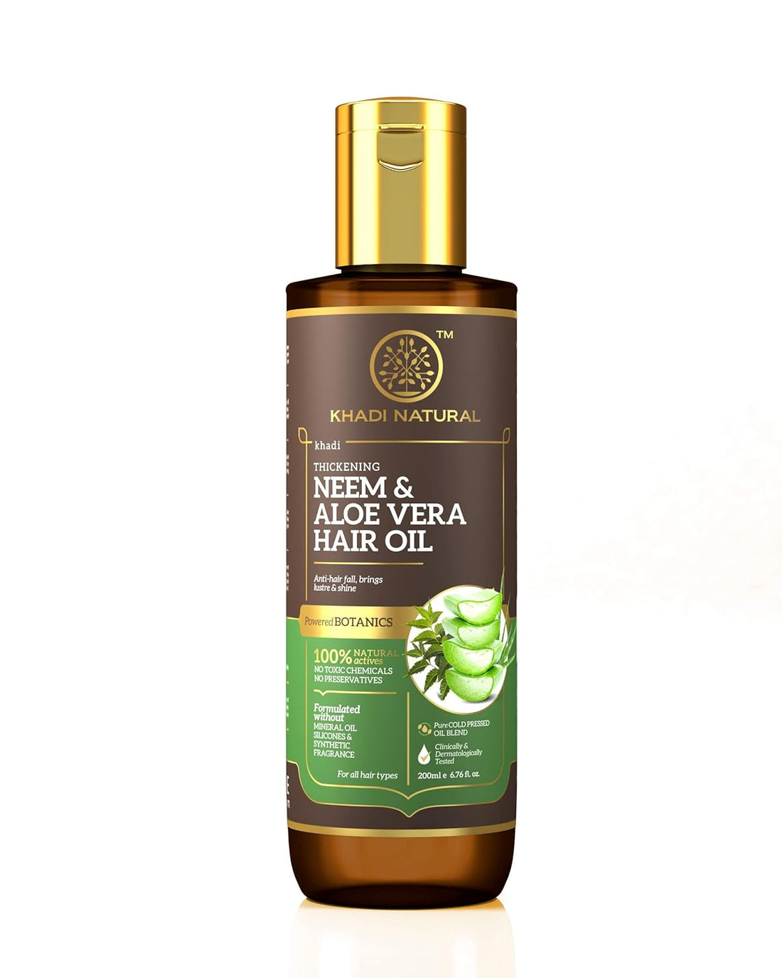 Khadi Natural Neem & Aloe Vera Hair Oil - 200 ML