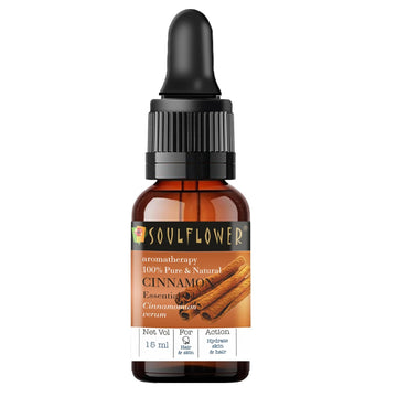 Soulflower Cinnamon Essential Oil - 15 ML