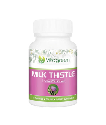 Vitagreen Milk Thistle Capsules - 60 Capsules