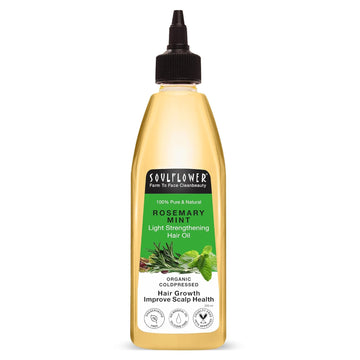 Soulflower Rosemary Mint Light Hair Oil - 225 ML
