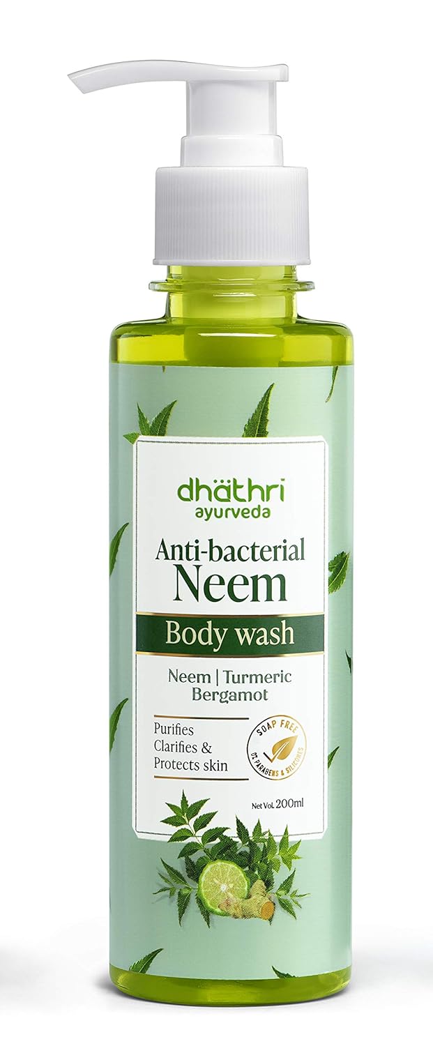 Dhathri Anti Bacterial Neem Body Wash - 200 ML