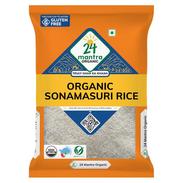24 Mantra Organic Sonamasuri Rice - 1 KG