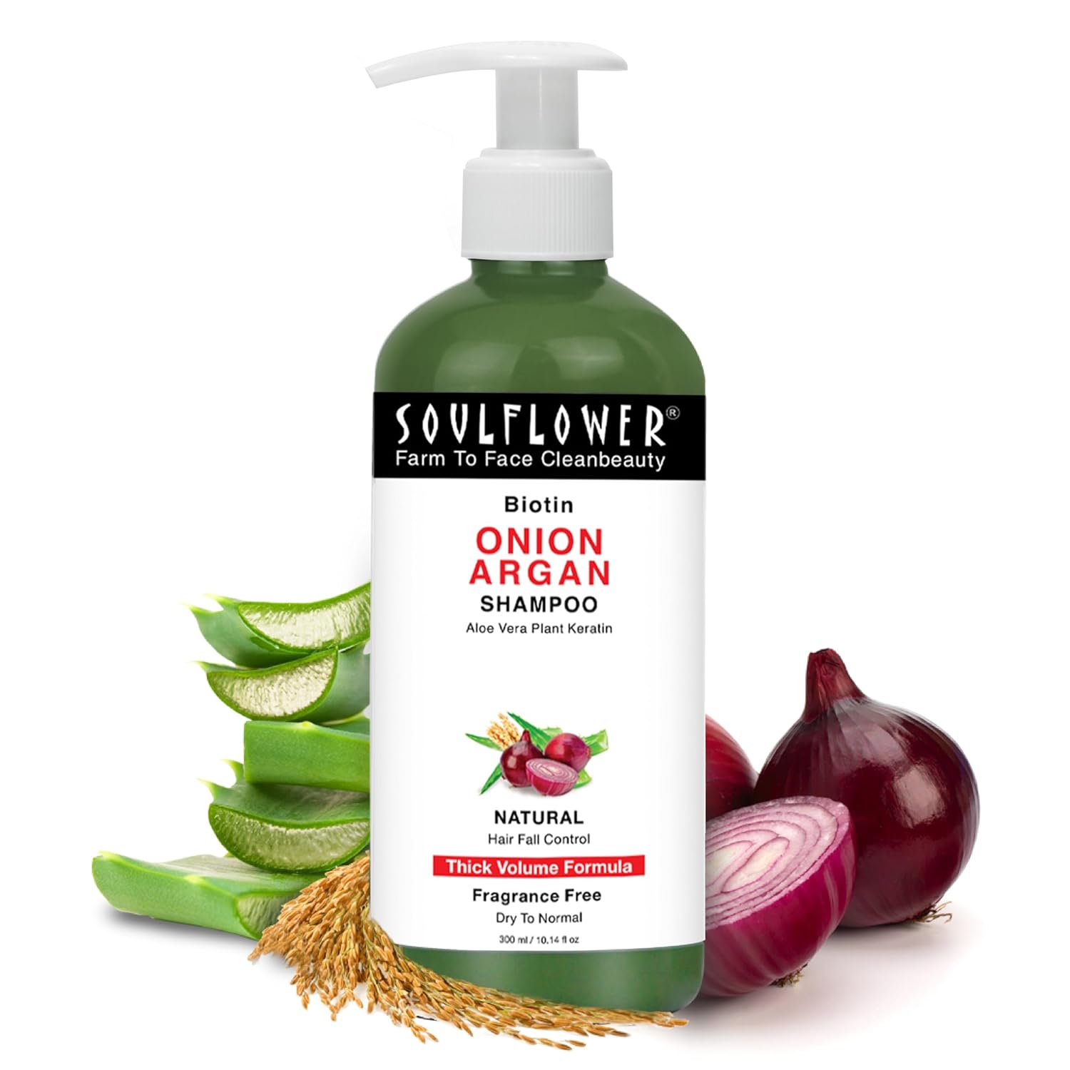 Soulflower Biotin Onion Shampoo - 300 ML