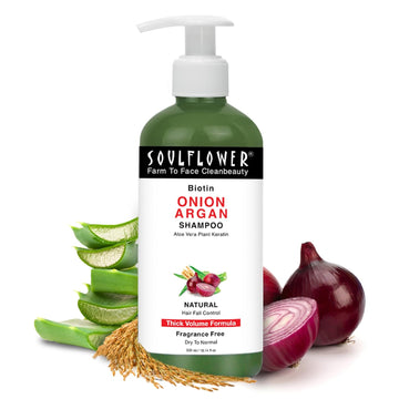 Soulflower Biotin Onion Shampoo - 300 ML