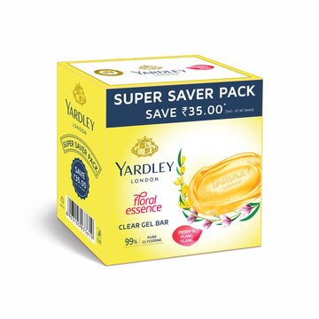 Yardley London Clear Gel Bar Peony & Ylang Ylang - 375 GM