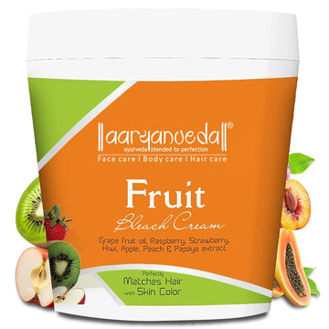 Aaryanveda Fruit Bleach Cream - 250 GM