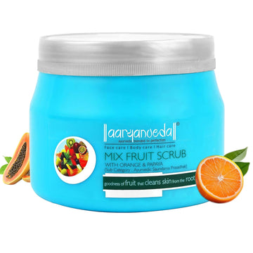 Aaryanveda Mix Fruit Face Scrub - 400 GM