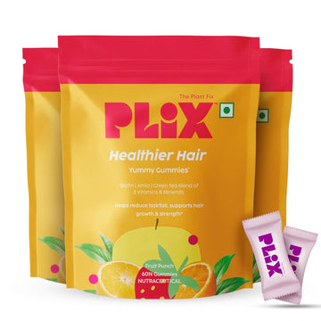 Plix The Plant Fix Biotin Healthier Hair Yummy Gummies