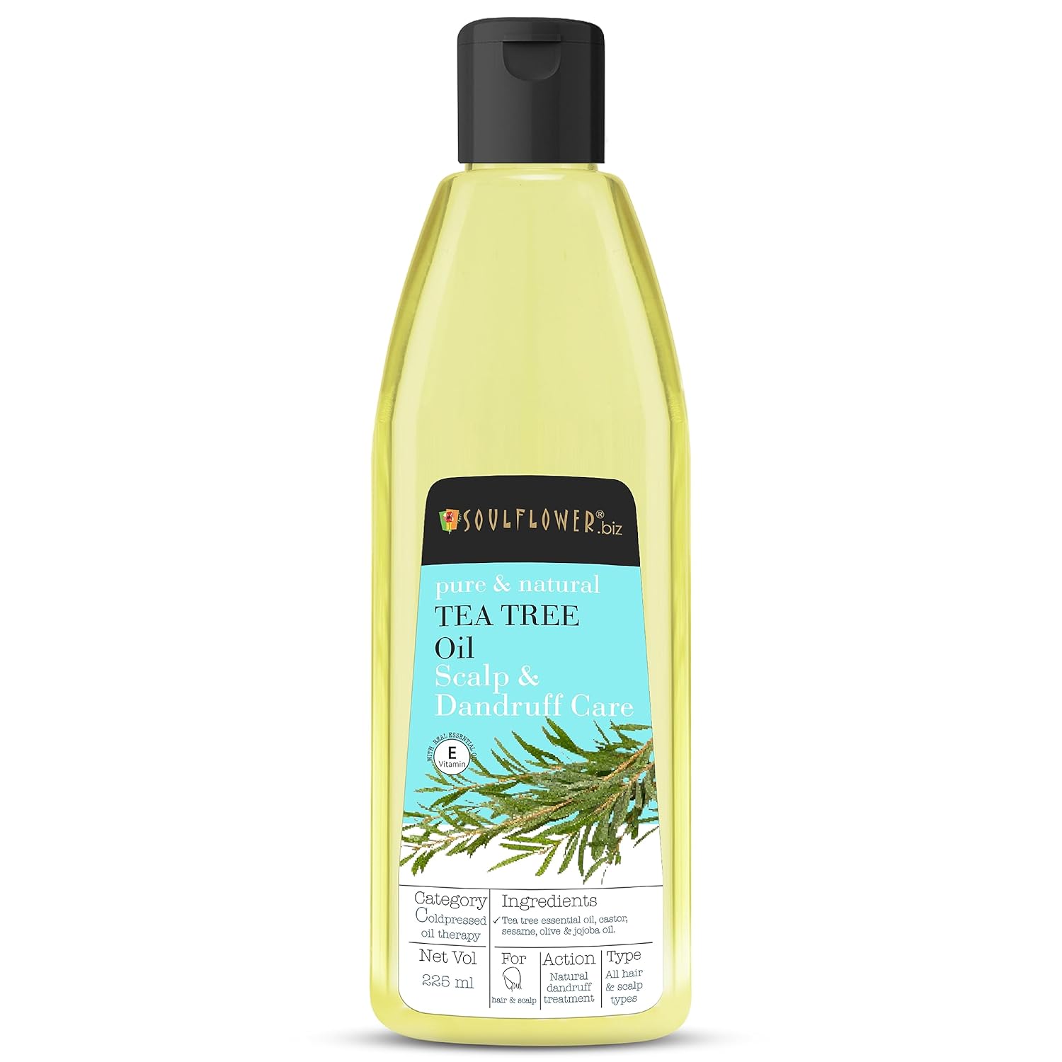Soulflower Tea Tree Hair Oil - 225 ML