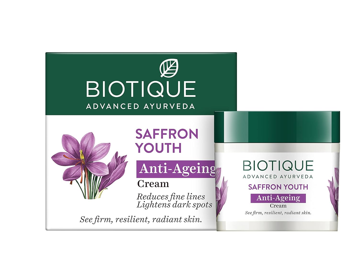 Biotique Saffron Youth Anti-Ageing Cream - 50 GM