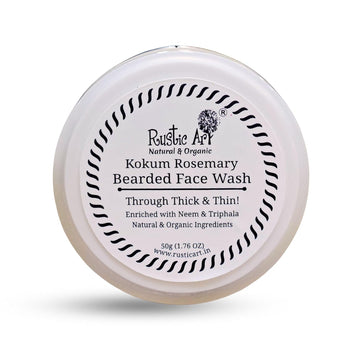 Rustic Art Kokum Rosemary Bearded Face Wash - 50 GM
