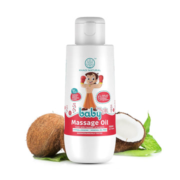 Khadi Natural Coconut & Turmeric Baby Massage Oil - 150 ML