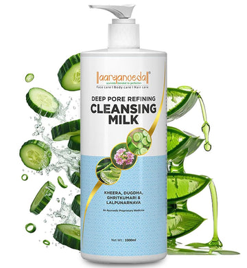Aaryanveda Deep Pore Refining Cleansing Milk - 1000 ML
