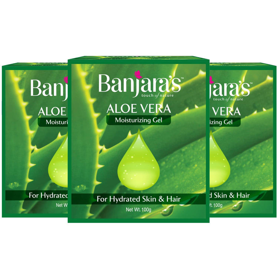 Banjaras Aloe Vera Moisturizing Gel - 300 GM