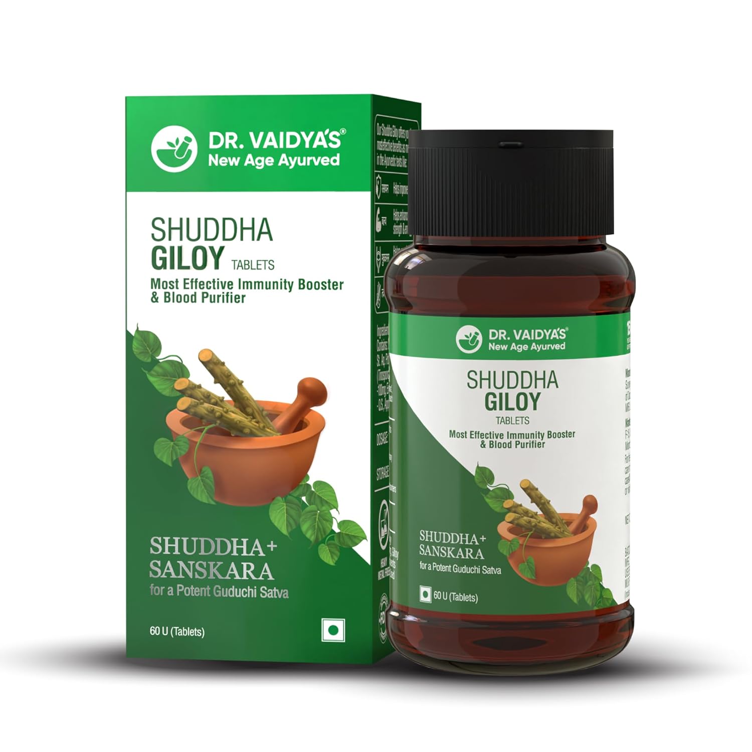 Dr. Vaidya's Shuddha Giloy Tablets - 60 Tablets