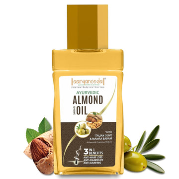 Aaryanveda Ayurvedic Almond & Olive Hair Oil - 200 ML