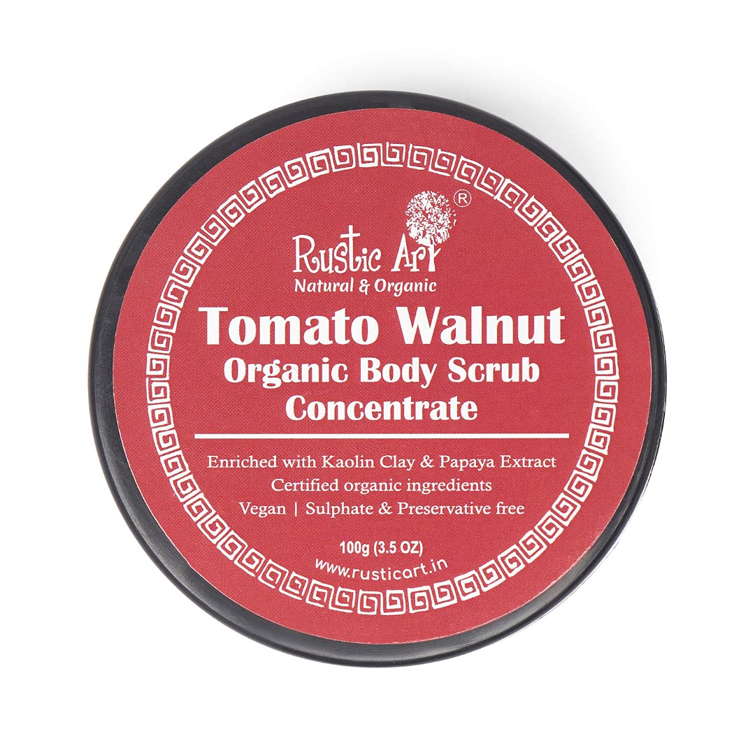 Rustic Art Tomato Walnut Body Scrub