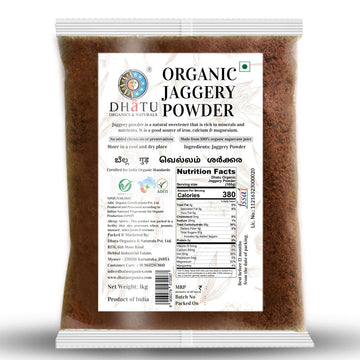 Dhatu Organics & Naturals Jaggery Powder - 1 KG