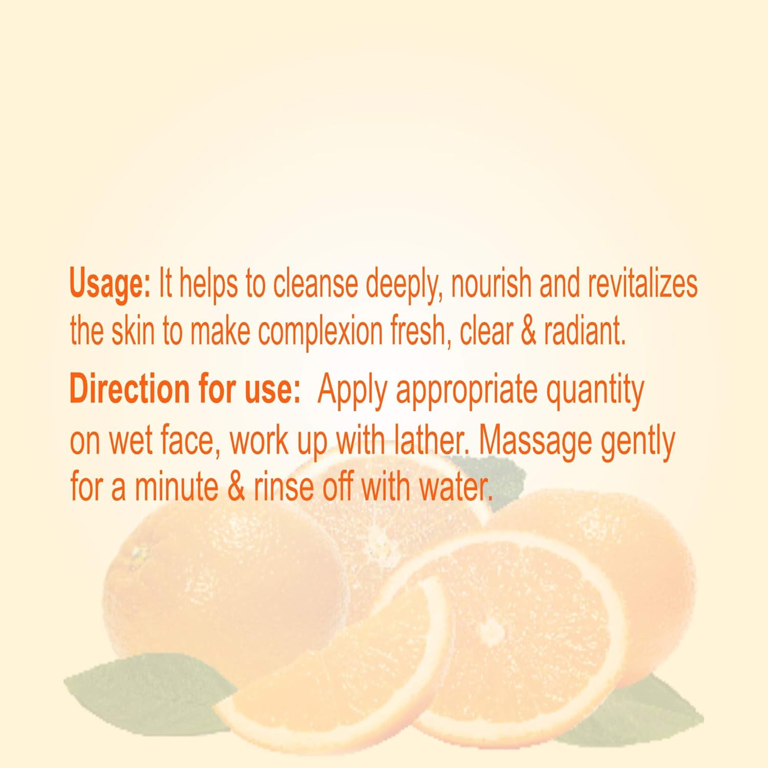 Patanjali Orange Aloevera Face Wash for Gentle Cleanser Removes Dirt Oil Refreshes Skin Natural Care for All Skin Types