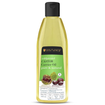 Soulflower Cold Pressed Castor Oil - 225 ML