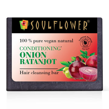 Soulflower Onion Ratanjot Soap - 150 GM