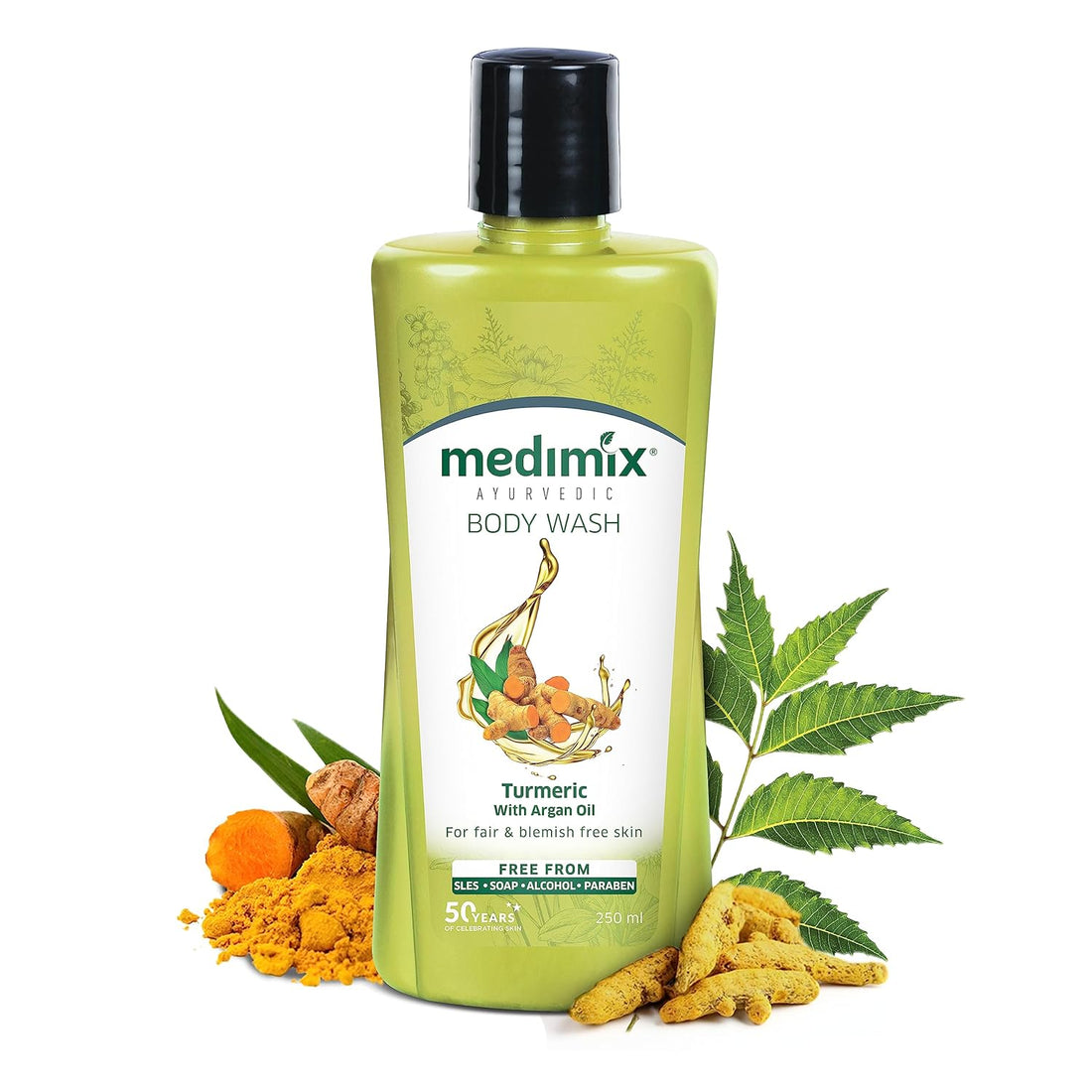 Medimix Ayurvedic Body Wash, Turmeric & Argan Oil, For Radiant, Blemish-Free & Nourished skin