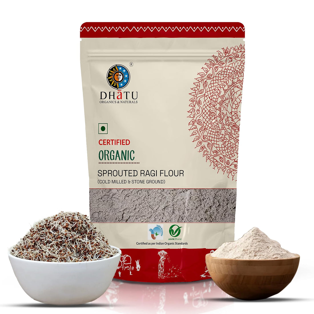 Dhatu Organics & Naturals Sprouted Ragi Flour