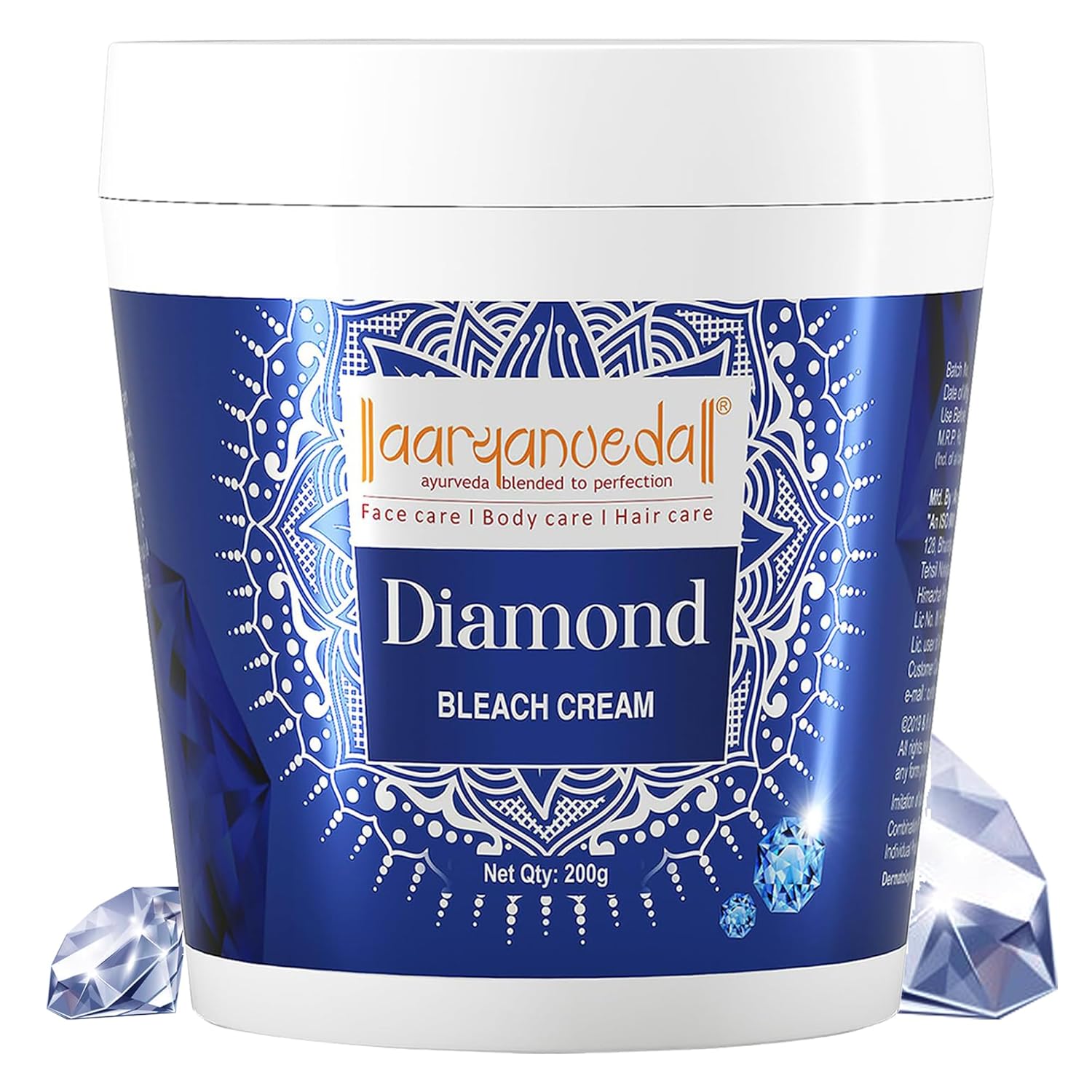 Aaryanveda Diamond Bleach Cream - 250 GM