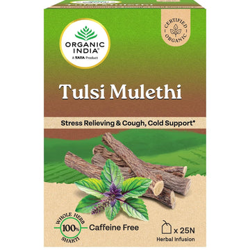 Organic India Tulsi Mulethi Tea - 25 Teabags