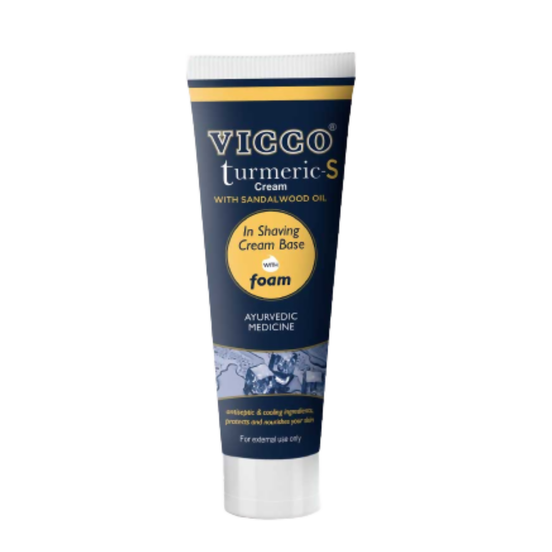 Vicco Turmeric - S Shaving Cream With Sandalwood Oil