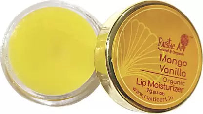 Rustic Art Mango Vanilla Lip Moisturizer - 9 GM