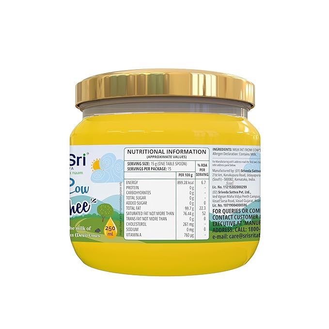 Sri Sri Tattva A2 Cow Ghee