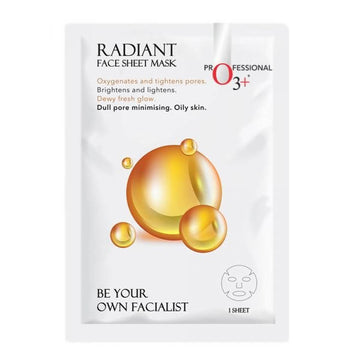 Professional O3+ Facialist Radiant Face Sheet Mask