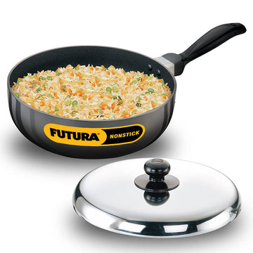 Hawkins Futura Nonstick All Purpose Pan with Stainless Steel Lid - Daily Needs Products
