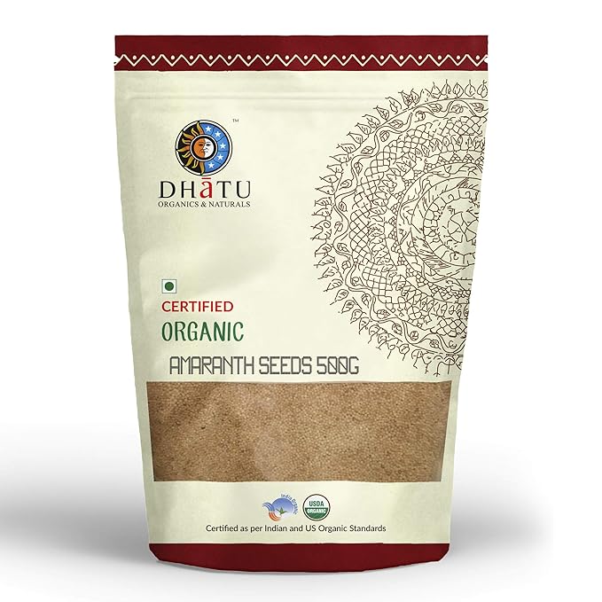 Dhatu Organics Amaranth Seeds - 500 GM