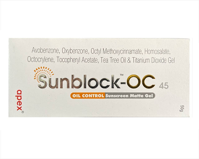 Apex Sunblock OC 45 Sunscreen Gel - 50 GM