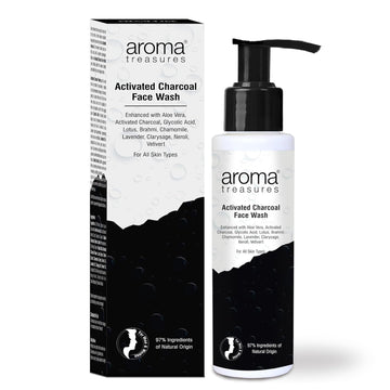 Aroma Treasures Activated Charcoal Face Wash - 100 ML